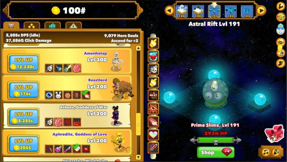 Скриншот 4 из Clicker Heroes