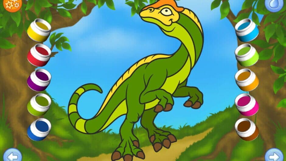 Скриншот 3 из Dinosaurs - Connect the Dots and Add Colors