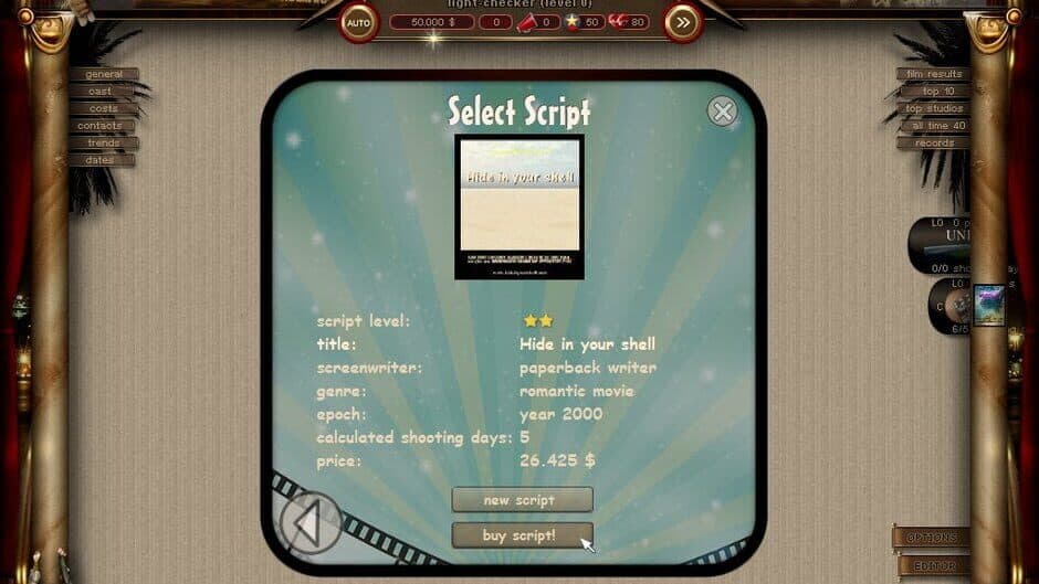 Скриншот 5 из World of Cinema - Movie Tycoon
