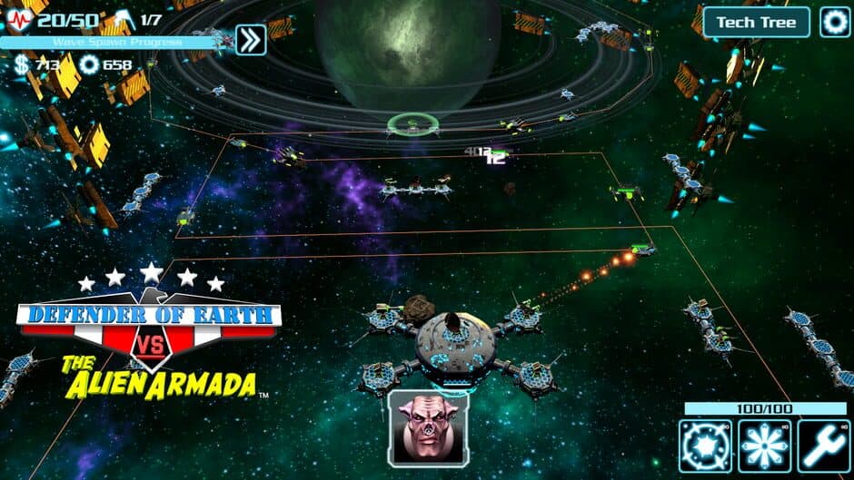 Скриншот 5 из Defender of Earth vs. The Alien Armada