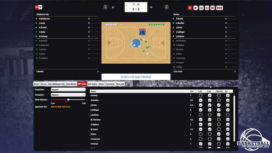 Скриншот 2 из Basketball Pro Management 2015