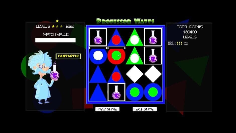 Скриншот 1 из Professor Watts: Memory Match