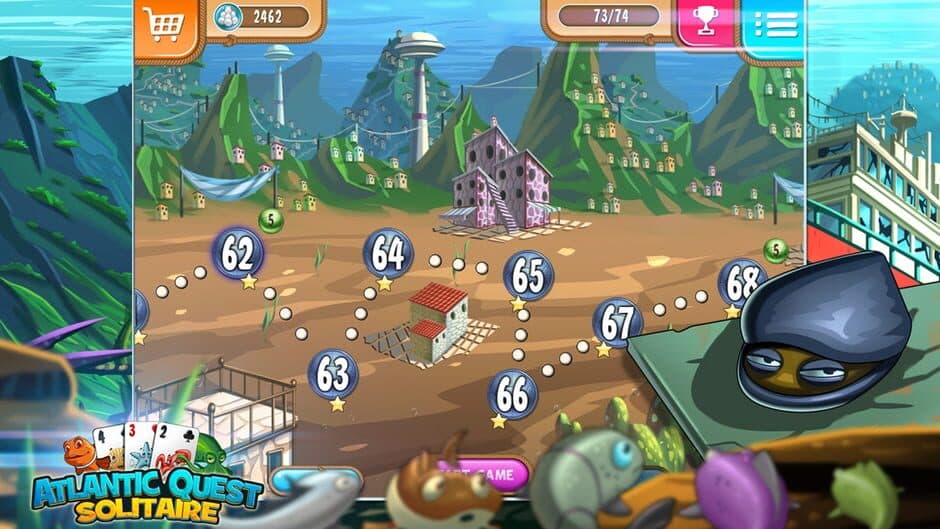 Скриншот 2 из Atlantic Quest Solitaire