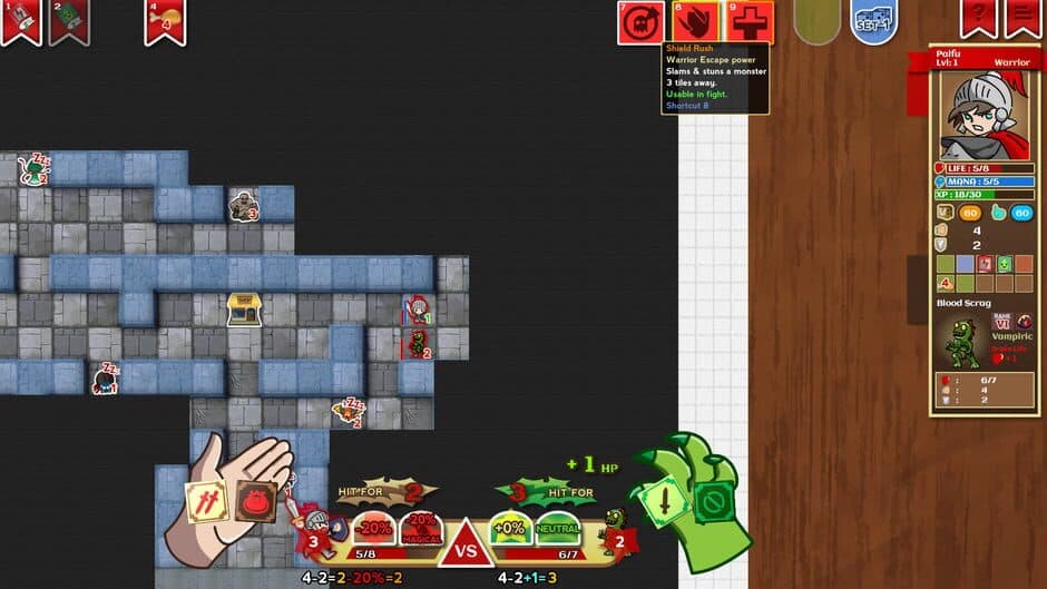 Скриншот 3 из Paper Dungeons