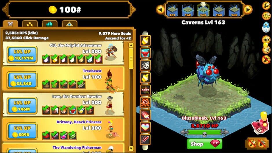 Скриншот 1 из Clicker Heroes