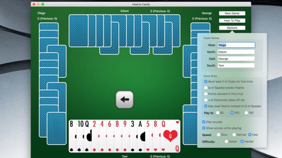 Скриншот 4 из Hearts Cards