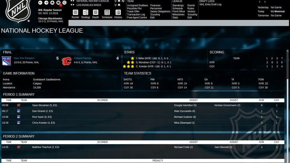 Скриншот 2 из Franchise Hockey Manager 3