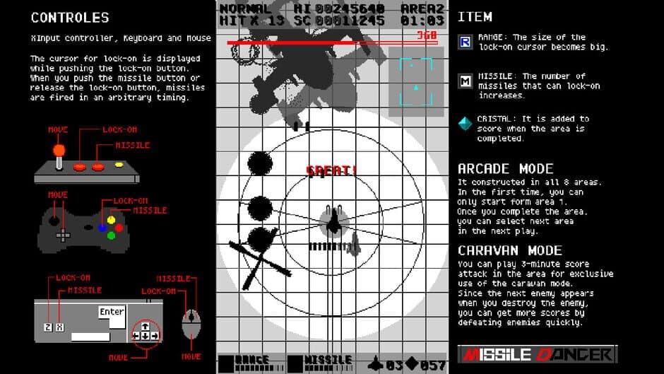 Скриншот 1 из MissileDancer