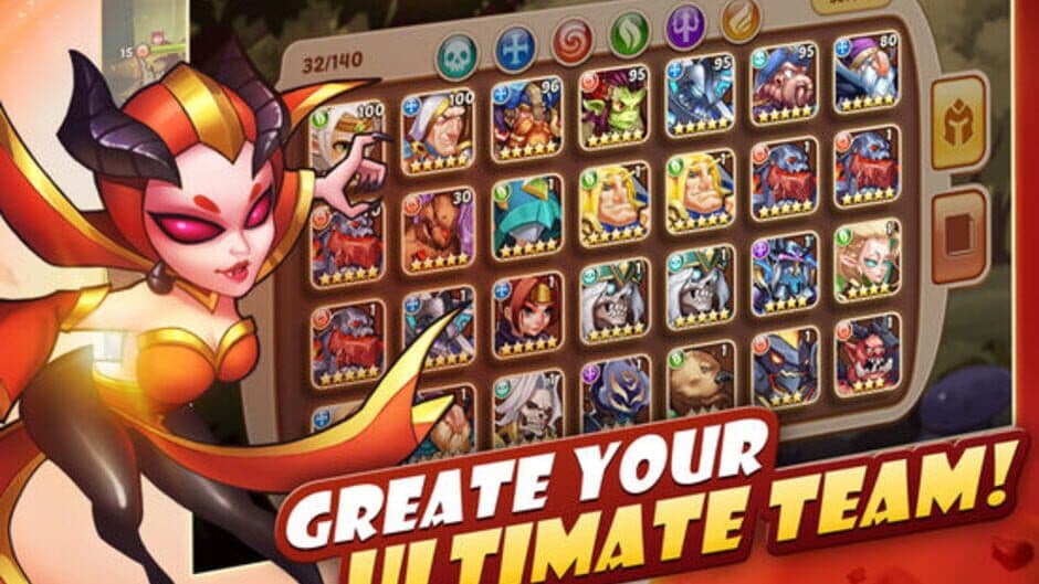 Скриншот 1 из Idle Heroes - Idle Games