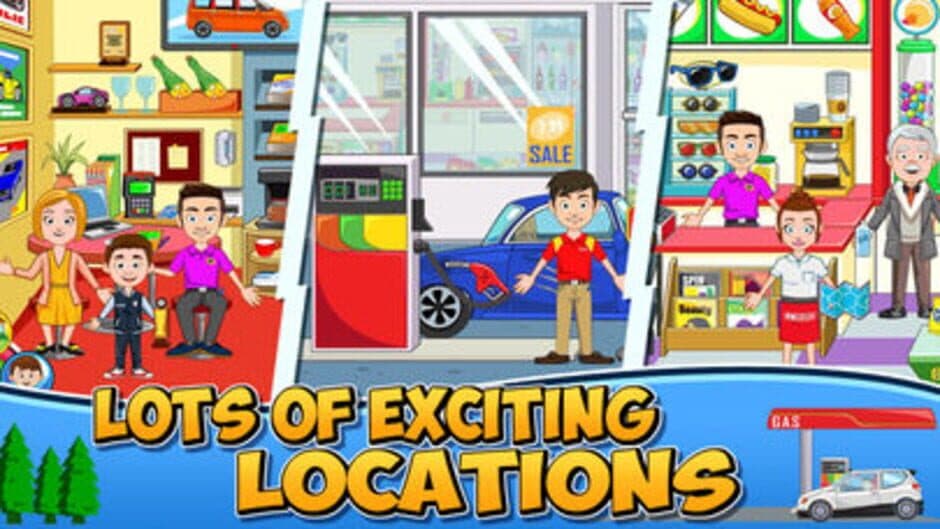 Скриншот 2 из My Town: Car (wash, fix & drive cars)