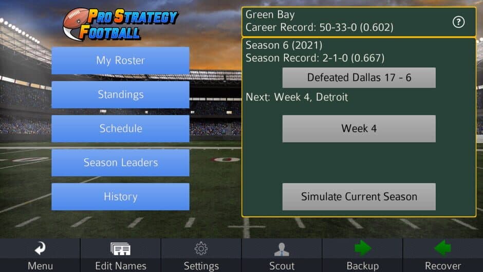 Скриншот 1 из Pro Strategy Football 2016