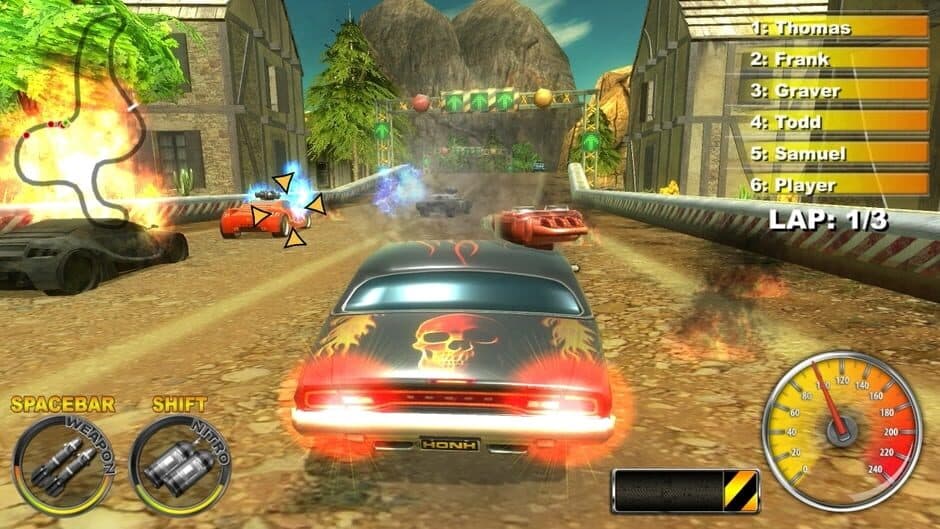 Скриншот 3 из Lethal Brutal Racing