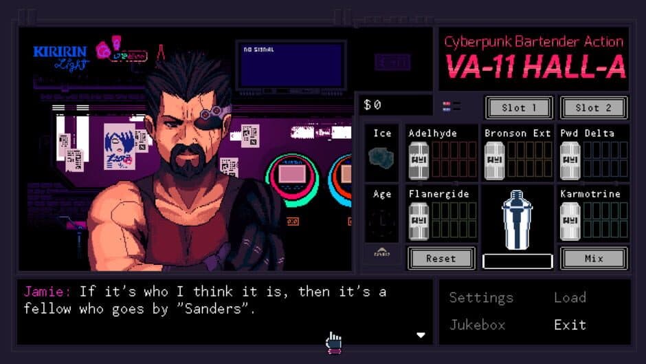 Скриншот 2 из VA-11 Hall-A: Cyberpunk Bartender Action