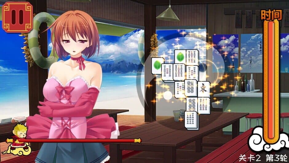 Скриншот 3 из Měishàonǚ Mahjong Jiēlóng
