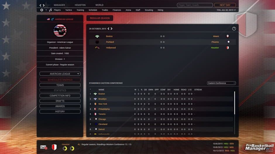 Скриншот 5 из Pro Basketball Manager 2016: US Edition