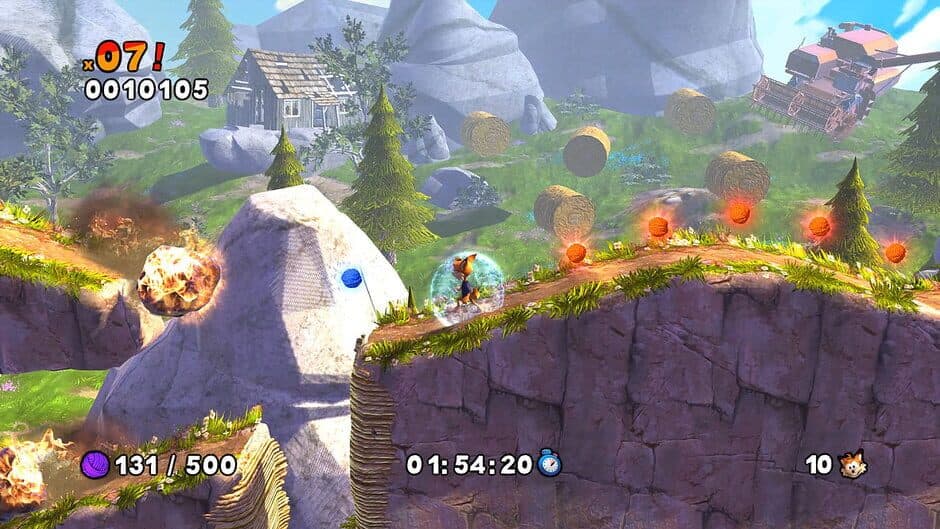 Скриншот 4 из Bubsy: The Woolies Strike Back