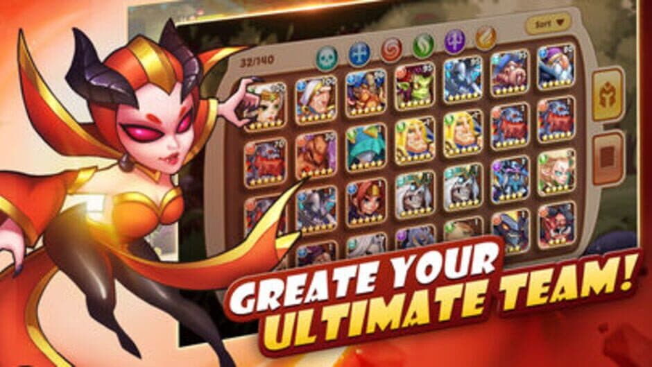Скриншот 2 из Idle Heroes - Idle Games