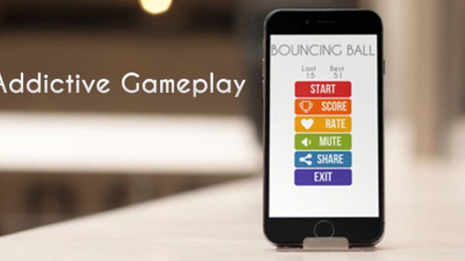 Скриншот 2 из Bouncing Ball: A simple, addictive small game