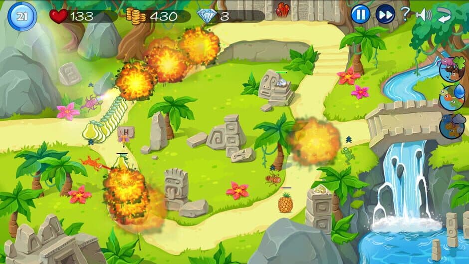 Скриншот 2 из Fruit Tower Defense