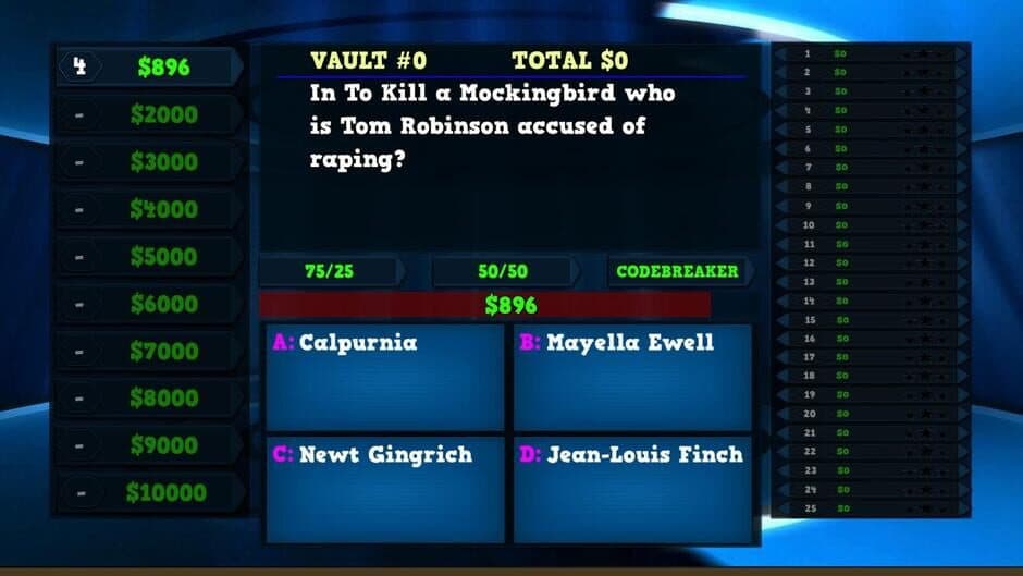 Скриншот 3 из Trivia Vault: Literature Trivia