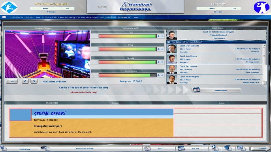 Скриншот 5 из Handball Manager: Team