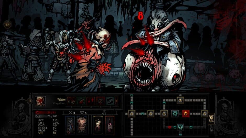 Скриншот 4 из Darkest Dungeon: Crimson Edition