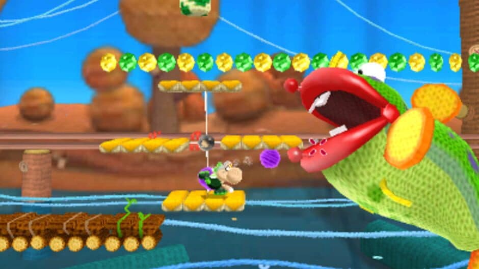 Скриншот 11 из Poochy & Yoshi's Woolly World