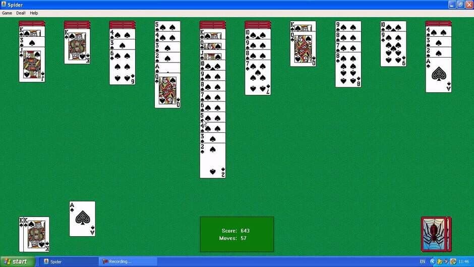 Скриншот 1 из Microsoft Spider Solitaire