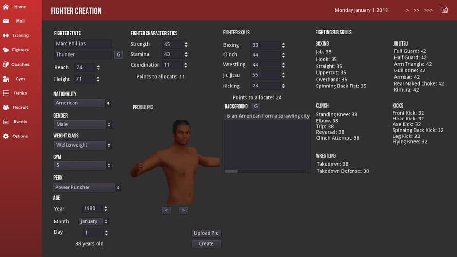 Скриншот 3 из MMA Simulator
