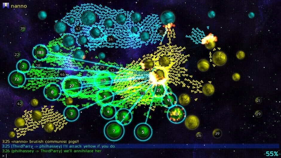 Скриншот 1 из Galcon Fusion