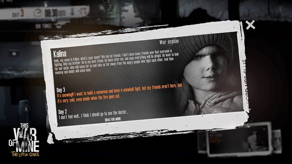 Скриншот 2 из This War of Mine: The Little Ones