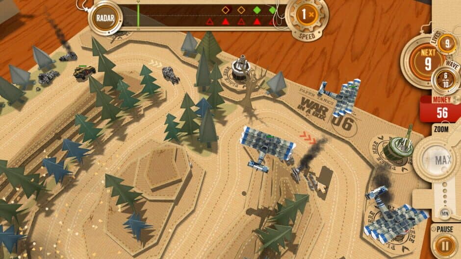Скриншот 1 из War in a Box: Paper Tanks