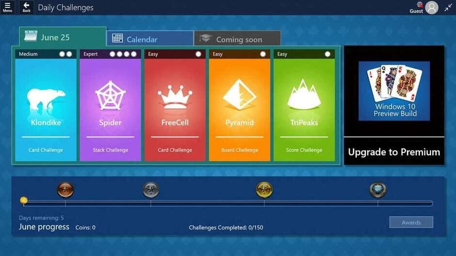 Скриншот 2 из Microsoft Solitaire Collection
