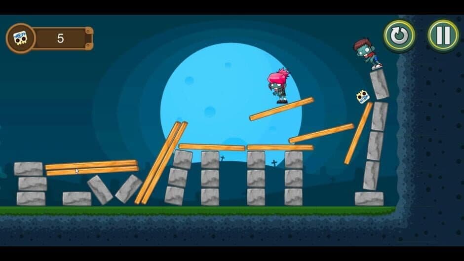 Скриншот 1 из SlingSkull Zombies: Gravedigger