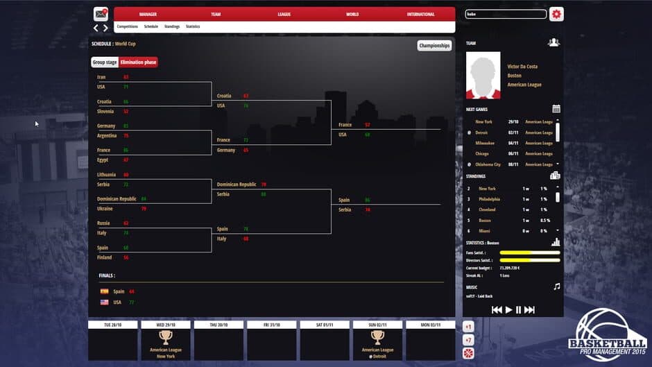 Скриншот 5 из Basketball Pro Management 2015
