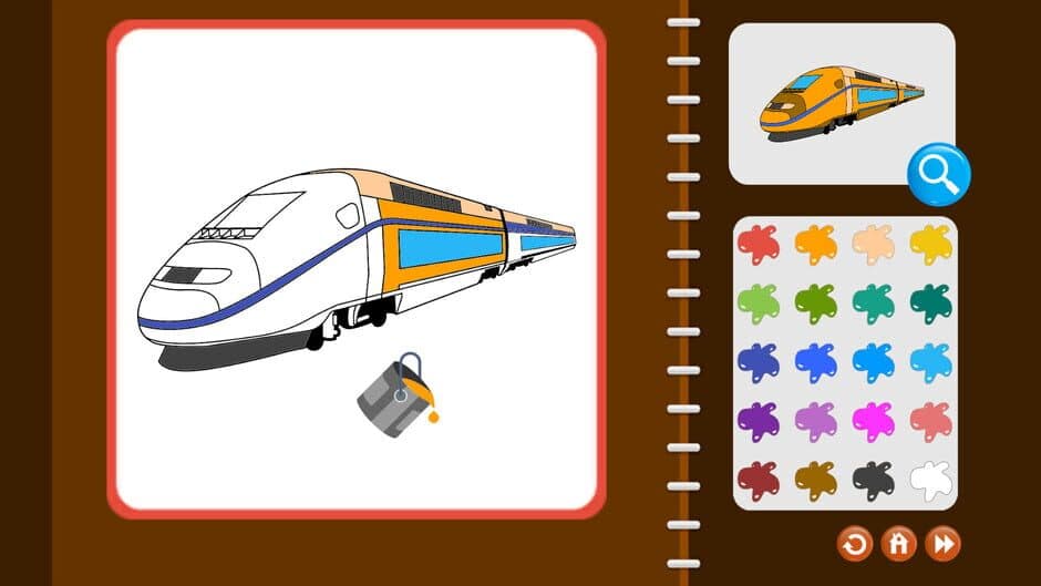 Скриншот 2 из My Coloring Book: Transport