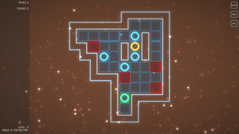 Скриншот 4 из Glowing Sokoban