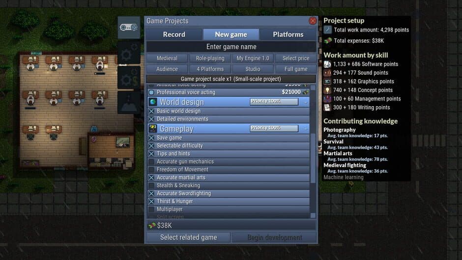 Скриншот 1 из Game Dev Studio