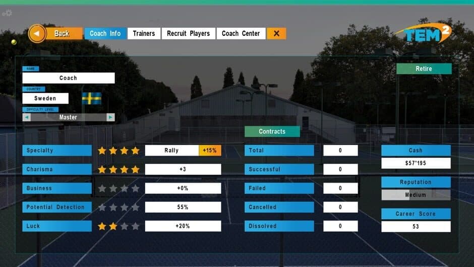 Скриншот 1 из Tennis Elbow Manager 2