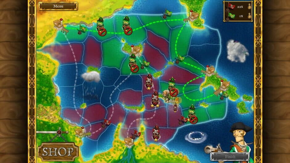 Скриншот 1 из Pirates vs Corsairs: Davy Jones's Gold