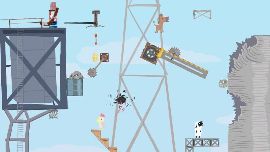 Скриншот 1 из Ultimate Chicken Horse