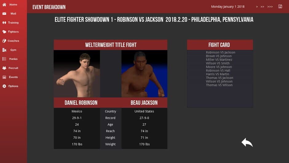 Скриншот 4 из MMA Simulator