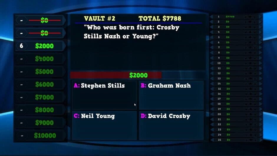 Скриншот 1 из Trivia Vault: Classic Rock Trivia