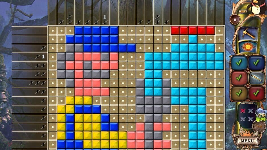 Скриншот 5 из Fantasy Mosaics 18: Explore New Colors