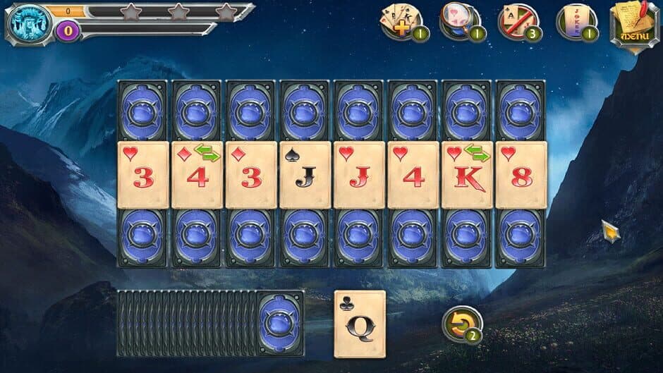 Скриншот 3 из Mystic Journey: Tri Peaks Solitaire