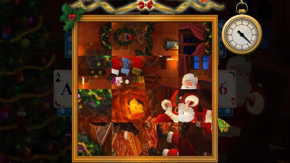 Скриншот 3 из Santa's Christmas Solitaire
