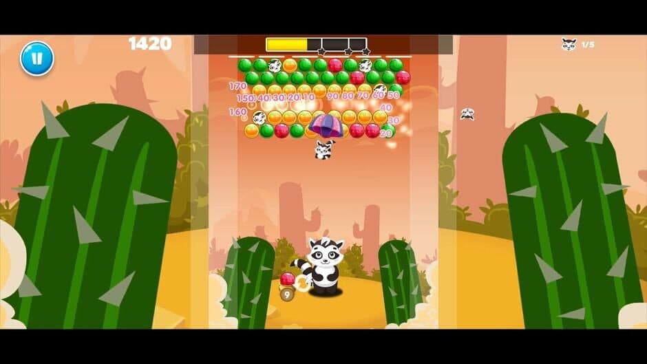 Скриншот 2 из Raccoon Hero: Among the Cacti