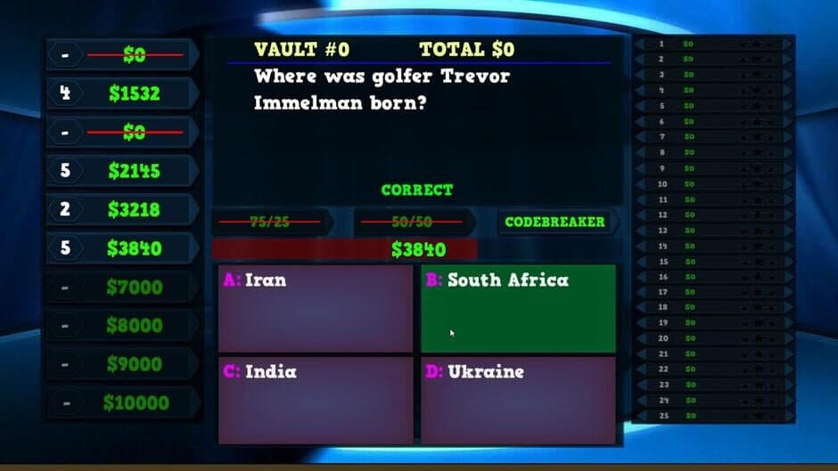Скриншот 4 из Trivia Vault: Golf Trivia