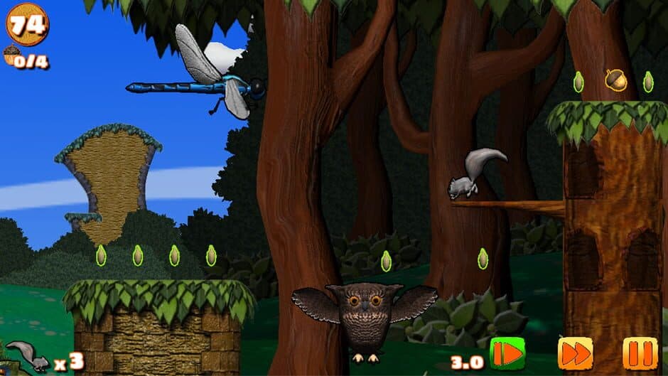 Скриншот 1 из Psycho Squirrels