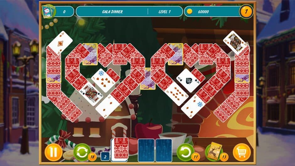 Скриншот 3 из Solitaire Christmas: Match 2 Cards